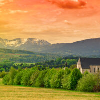 Church in the hills